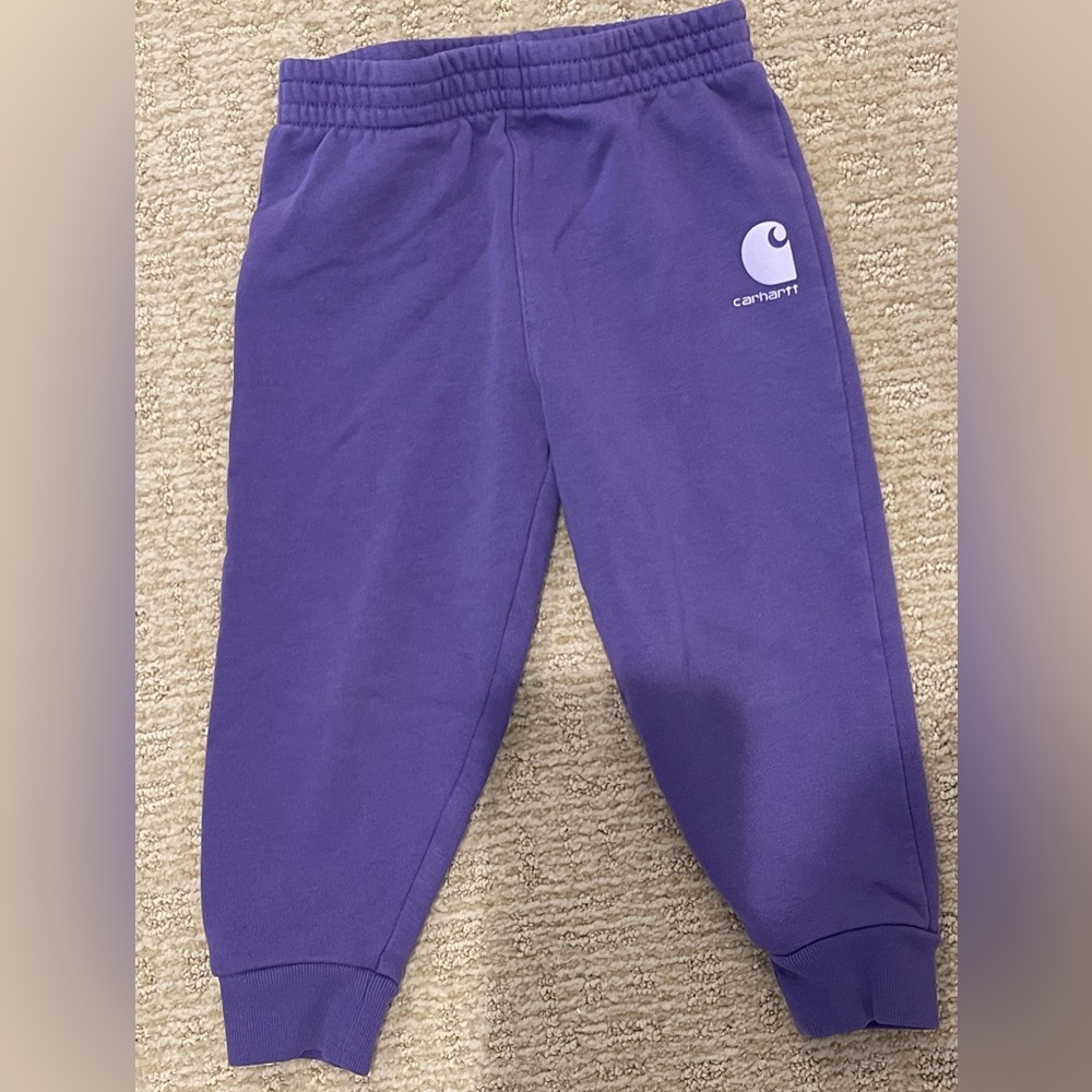 Carhartt Kids Purple Sweatpants 2T